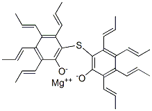 magnesium thiobis(tetrapropenylphenolate) Structure