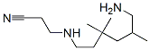 3-[(6-amino-3,3,5-trimethylhexyl)amino]propiononitrile 구조식 이미지