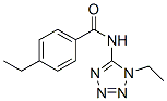 Benzamide, 4-ethyl-N-(1-ethyl-1H-tetrazol-5-yl)- (9CI) 구조식 이미지