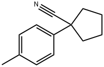 1-(4-메틸페닐)-1-사이클로펜탄카르보니트릴 구조식 이미지