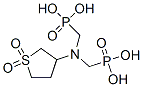 [[[(Tetrahydrothiophene 1,1-dioxide)-3-yl]imino]bis(methylene)]bisphosphonic acid Structure