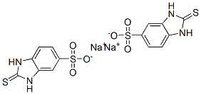 2,3-dihydro-2-thioxo-1h-benzimidazole-5-sulfonic acid disodium salt 구조식 이미지