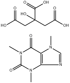 CAFFEINE CITRATED Structure