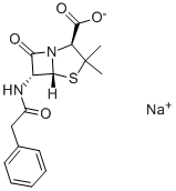 Penicillin G sodium salt Structure