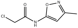 2-CHLORO-N-(3-METHYLISOXAZOL-5-YL)ACETAMIDE 구조식 이미지