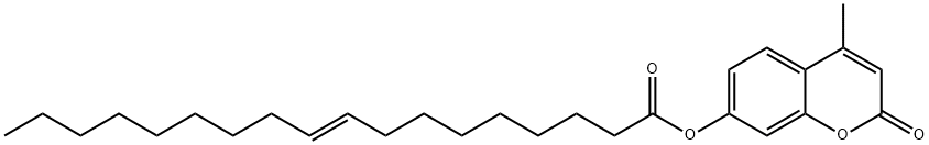 4-METHYLUMBELLIFERYL ELAIDATE Structure