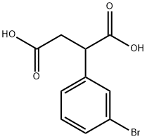 (3-BROMOPHENYL)SUCCINIC ACID Structure