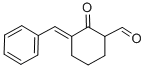 3-BENZYLIDENE-2-OXO-CYCLOHEXANECARBALDEHYDE 구조식 이미지