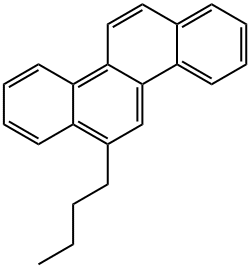 6-N-BUTYLCHRYSENE Structure