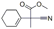methyl 2-cyano-2-(cyclohex-1-enyl)propionate 구조식 이미지