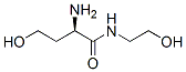 Butanamide,  2-amino-4-hydroxy-N-(2-hydroxyethyl)-,  (2R)- 구조식 이미지