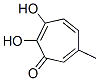 2,4,6-Cycloheptatrien-1-one, 2,3-dihydroxy-6-methyl- (9CI) 구조식 이미지