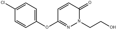 6-(4-Chlorophenoxy)-2-(2-hydroxyethyl)-3(2H)-pyridazinone 구조식 이미지