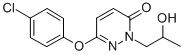 2-(2-Hydroxypropyl)-6-(4-chlorophenoxy)-3-pyridazinone Structure