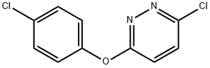 3-CHLORO-6-(4-CHLORO-PHENOXY)-PYRIDAZINE 구조식 이미지