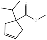 3-Cyclopentene-1-carboxylicacid,1-(1-methylethyl)-,methylester(9CI) Structure