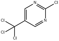 Pyrimidine, 2-chloro-5-(trichloromethyl)- (9CI) 구조식 이미지