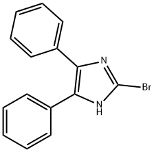 2-BROMO-4,5-DIPHENYL-1H-IMIDAZOLE 구조식 이미지