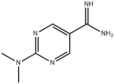 5-Pyrimidinecarboximidamide,2-(dimethylamino)- Structure