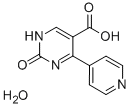 2-OXO-4-(4-PYRIDINYL)-1,2-DIHYDRO-5-PYRIMIDINECARBOXYLIC ACID HYDRATE Structure