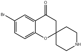 6-BroMospiro[chroMan-2,4'-piperidin]-4-one 구조식 이미지