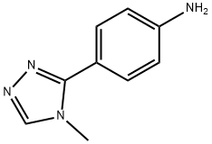 4-(4-METHYL-4H-1,2,4-TRIAZOL-3-YL)ANILINE 구조식 이미지