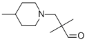 2,2-DIMETHYL-3-(4-METHYL-PIPERIDIN-1-YL)-PROPIONALDEHYDE 구조식 이미지