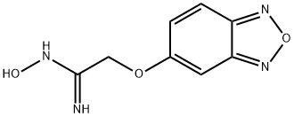 2-(2,1,3-BENZOXADIAZOL-5-YLOXY)-N'-HYDROXYETHANIMIDAMIDE 구조식 이미지