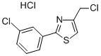 4-(CHLOROMETHYL)-2-(3-CHLOROPHENYL)-1,3-THIAZOLE HYDROCHLORIDE Structure