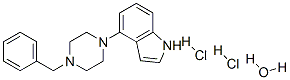 4-(4-BENZYLPIPERAZINO)-1H-INDOLE DIHYDROCHLORIDE MONOHYDRATE 구조식 이미지