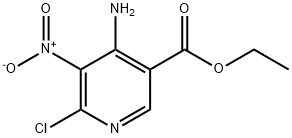 Ethyl 4-amino-6-chloro-5-nitronicotinate Structure