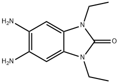 2H-Benzimidazol-2-one,5,6-diamino-1,3-diethyl-1,3-dihydro-(9CI) 구조식 이미지