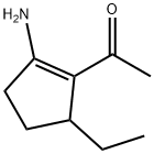 Ethanone, 1-(2-amino-5-ethyl-1-cyclopenten-1-yl)- (9CI) 구조식 이미지