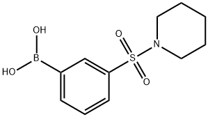 3-(PIPERIDIN-1-YLSULFONYL)PHENYLBORONIC ACID Structure