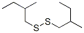 Bis(2-methylbutyl) persulfide Structure