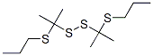 Methyl[1-(propylthio)ethyl] persulfide Structure