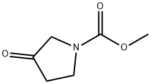 3-oxo-1-Pyrrolidinecarboxylic acid Methyl ester Structure