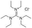 HEXAETHYL GUANIDINIUM CHLORIDE 구조식 이미지