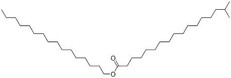 hexadecyl isooctadecanoate Structure