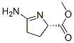 2H-Pyrrole-2-carboxylicacid,5-amino-3,4-dihydro-,methylester,(2S)-(9CI) Structure