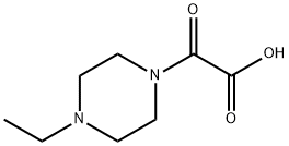 1-피페라진아세트산,4-에틸–알파–옥소- 구조식 이미지