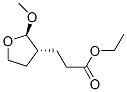 3-Furanpropanoicacid,3-ethyltetrahydro-2-methoxy-,(2R,3R)-(9CI) Structure