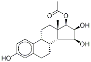 Estetrol 17-Acetate Structure