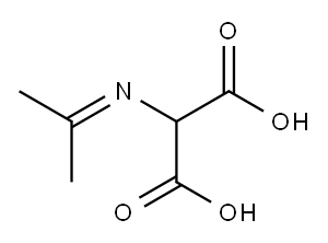 Propanedioic acid, [(1-methylethylidene)amino]- (9CI) 구조식 이미지