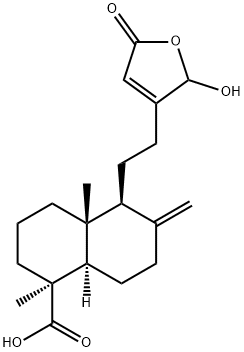 16-Hydroxy-8(17),13-
labdadien-15,16-olid-19-oic acid 구조식 이미지