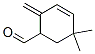 3-Cyclohexene-1-carboxaldehyde, 5,5-dimethyl-2-methylene- (9CI) Structure