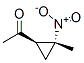 Ethanone, 1-(2-methyl-2-nitrocyclopropyl)-, trans- (9CI) Structure