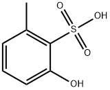 2-Hydroxy-6-methylbenzenesulfonic acid 구조식 이미지