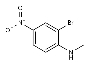 2-bromo-N-methyl-4-nitroaniline Structure