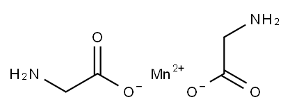 manganese(II) bis(glycinate) 구조식 이미지